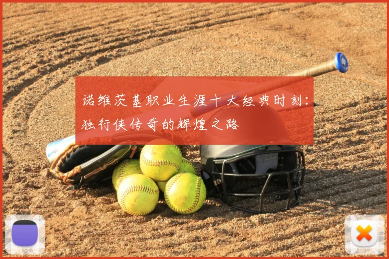 诺维茨基职业生涯十大经典时刻：独行侠传奇的辉煌之路
